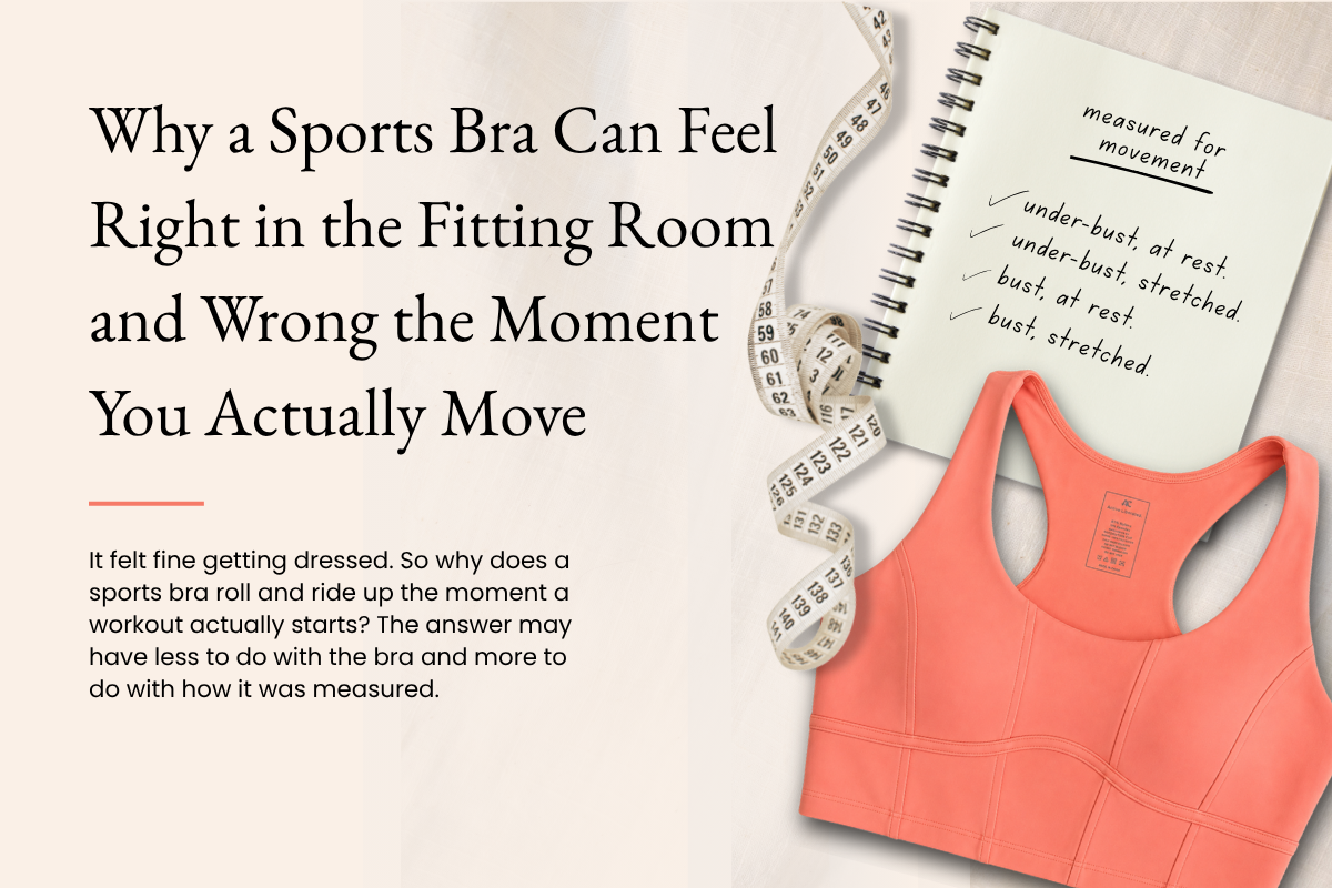 Why a Sports Bra Can Feel Right in the Fitting Room and Wrong the Moment You Actually Move